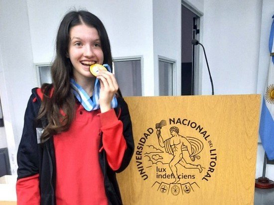 Una Estudiante De San Luis Gan Una Medalla De Oro En La Olimpiada De