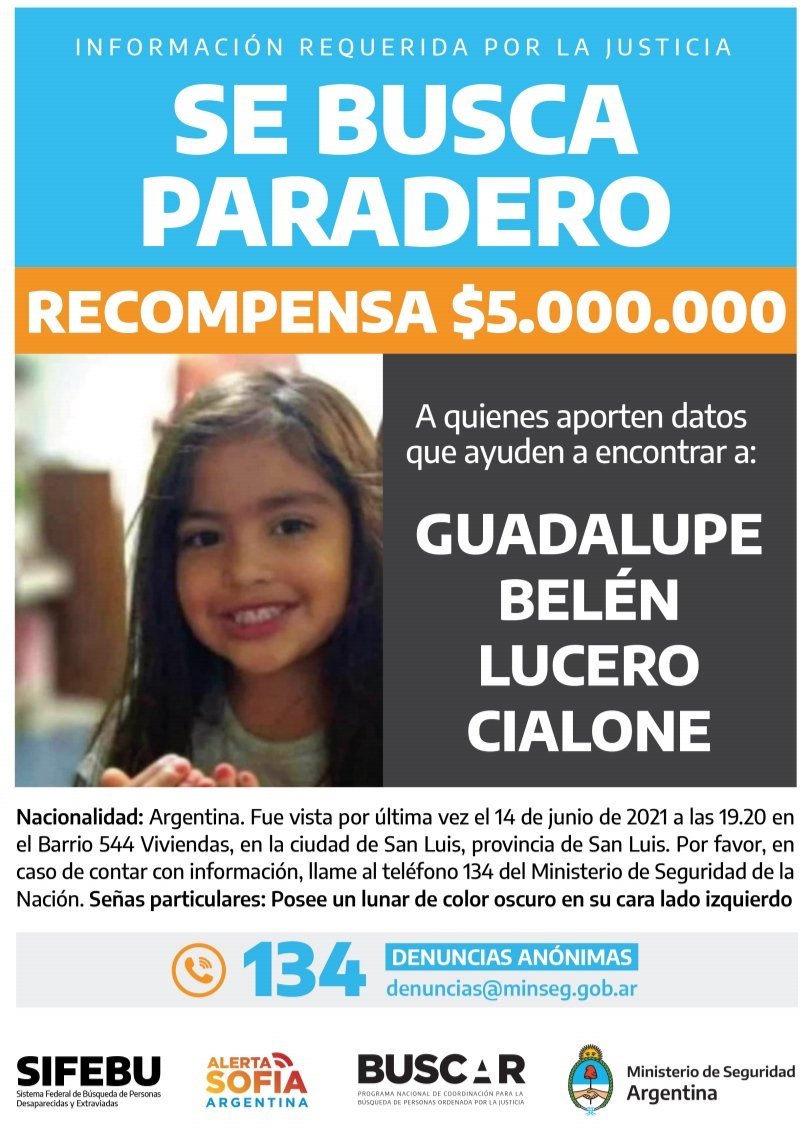 Caso Guadalupe Lucero Se Abre La Investigaci N Federal En Paralelo A La Provincial La Gaceta