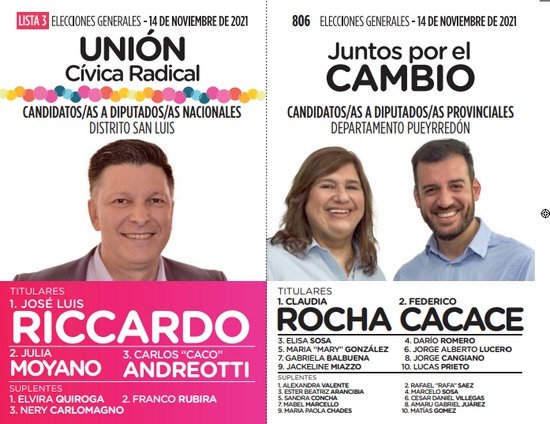 Juntos por el Cambio debió cambiar sus boletas de candidatos provinciales –  La Gaceta Digital