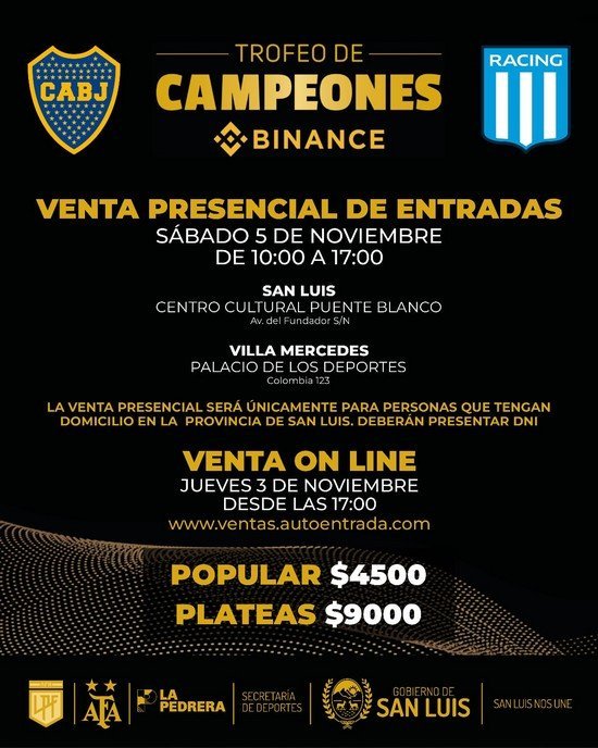 Boca Vs Racing En La Pedrera Comienza La Venta De Entradas La Gaceta Digital 0211