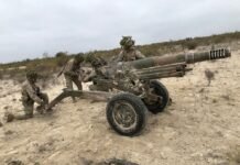 Agrupación de artillería del Ejército Argentino realiza ejercitaciones operacionales en Salinas del Bebedero