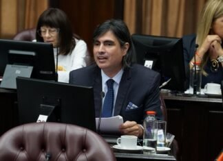 Asamblea Legislativa: Pereira destacó el “énfasis en la educación” y consideró “muy positivo” el discurso de Poggi