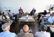 Poggi se reunió con representantes del sector rural