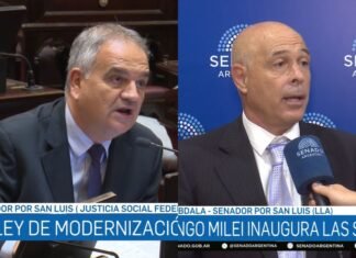 Aprobación de la reforma laboral: ¿cómo votaron los senadores de San Luis?