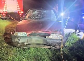 Cuatro personas resultaron heridas en un accidente sobre la ruta provincial 1