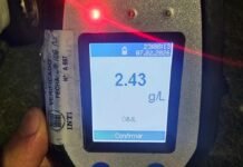 Detectaron 58 conductores alcoholizados el fin de semana