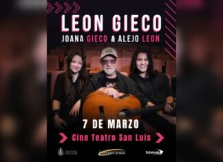 El reconocido artista León Gieco se presenta este sábado en el Cine Teatro