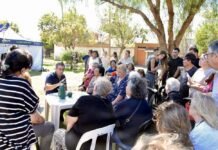 Hissa encabezó un nuevo abordaje de La Muni Más Cerca en el barrio Amppya