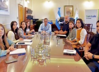 El intendente Hissa recibió en su despacho a concejales peronistas