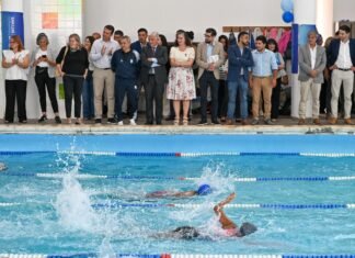 El Gobierno lanzó el Plan Provincial de Natación en Merlo
