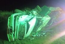 Un camión volcó en la autopista de las Serranías Puntanas, pero no hubo personas heridas