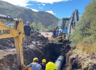 Quedó reparado el acueducto de Aguada II tras una rápida intervención municipal
