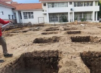 Comenzó la obra de cimientos de la ampliación del Hospital Escuela de Salud Mental