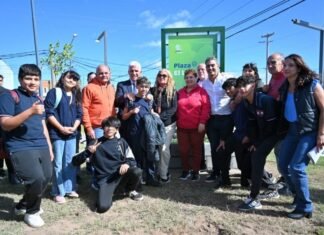 Volvé a Tu Plaza: Hissa y Poggi inauguraron la renovación de la plaza del barrio El Lince
