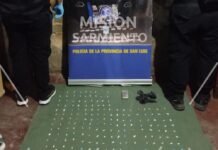 Misión Sarmiento: incautaron 284 dosis de cocaína y detuvieron a una mujer