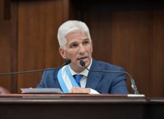 Poggi detalló los puntos de la reforma constitucional que impulsará, pero no mencionó la eliminación del Senado