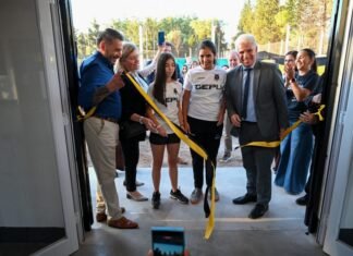 Con financiamiento provincial, GEPU inauguró un SUM en su predio y sumó nuevas instalaciones deportivas