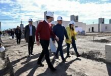 Tenemos Futuro: Poggi visitó los futuros hogares que se construyen en ciudad de San Luis
