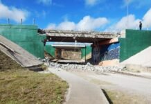 Aclaran que no se repite la reparación en un mismo puente frente al Hospital Ramón Carrillo