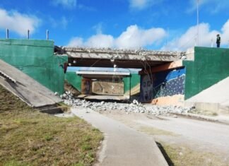 Aclaran que no se repite la reparación en un mismo puente frente al Hospital Ramón Carrillo