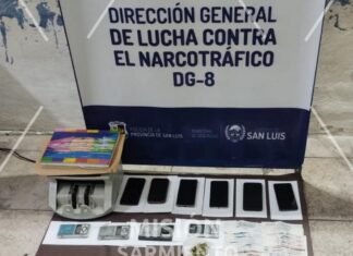 Secuestraron más de 3.100 dosis de droga valuadas en $15,7 millones y detuvieron a tres personas en San Luis y Juana Koslay
