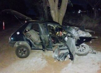 Un joven murió tras chocar en auto contra un árbol en Unión