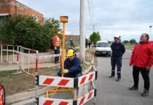 La red de gas natural se extendió a otros 408 hogares del barrio Serranías Puntanas