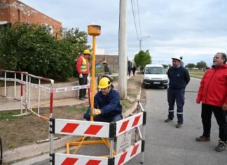 La red de gas natural se extendió a otros 408 hogares del barrio Serranías Puntanas