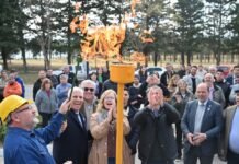 La Punilla: el Gobierno inauguró red de gas natural, puso fecha para la entrega de viviendas y renovará el puesto limítrofe