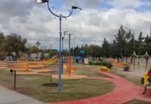 Hissa inauguró la renovación de la plaza Huellas Compartidas