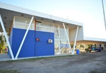 Poggi puso en marcha la refacción del puesto limítrofe de Desaguadero y anunció mejoras en 14 ingresos pavimentados a San Luis