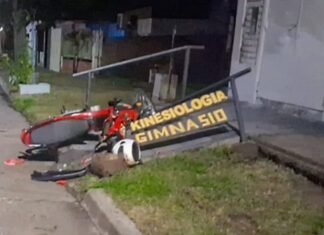 San Luis: falleció una joven tras chocar contra el cartel de un gimnasio