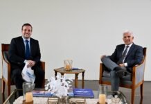 Poggi se reunió con el titular de la Agencia Federal de Emergencias de Nación