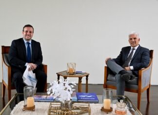 Poggi se reunió con el titular de la Agencia Federal de Emergencias de Nación