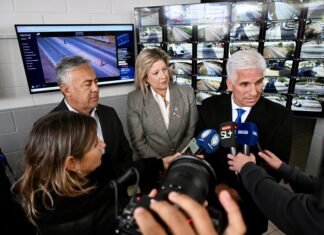 Junto a la ministra de Seguridad de la Nación, San Luis y Mendoza inauguraron un centro de control unificado en Desaguadero