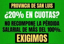 ATE asegura que “no alcanza con un 20% en cuotas” y reclamó una “verdadera recomposición salarial”