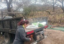 El Gobierno asiste a productores afectados por los incendios