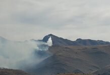 Incendio en Estancia Grande: investigan si fue intencional y ya trabaja en el lugar un avión hidrante
