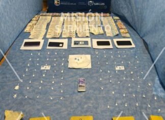 Villa Mercedes: la Policía anuló un kiosco de drogas, incautó sustancia por más de $20 millones y detuvo a dos hombres