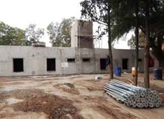 La ampliación del Hospital de Salud Mental consolida su estructura y avanza hacia la terminación