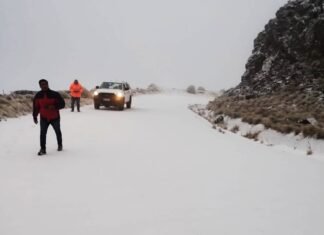 Vialidad Provincial mantiene cortes preventivos en rutas serranas por presencia de hielo