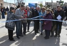 Hissa y Poggi inauguraron obras de accesibilidad y repavimentación en la zona de Esteban Adaro y Estado de Israel