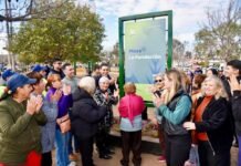 Volvé a Tu Plaza: inauguraron la renovación integral de la plaza Fundación en el barrio Justo Daract
