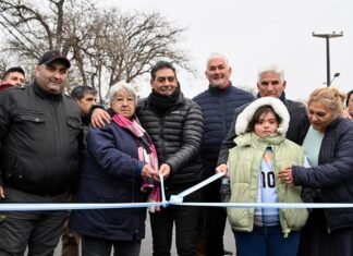 Inauguraron las últimas 10 cuadras de la repavimentación de MartÃn de Loyola
