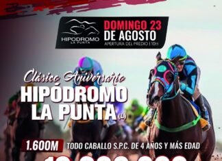 El Hipódromo La Punta celebra sus 18 años con un clásico que repartirá $12 millones en premios
