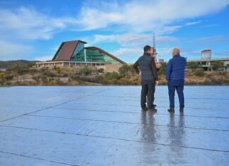 Poggi supervisó las obras que se realizan en la Casa de Gobierno