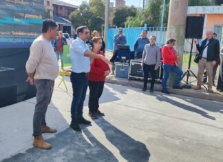 Hissa inauguró las obras sobre Lafinur y anunció la repavimentación completa de la avenida por etapas