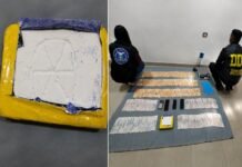 Incautaron más de un kilo de cocaína valuada en $25 millones y detuvieron a dos personas