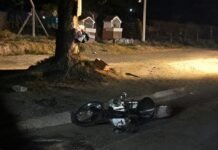 Falleció un motociclista tras un siniestro vial en Villa Mercedes
