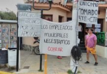 ATE advirtió que iniciará un plan de lucha si el Municipio de Merlo no paga los salarios en las próximas 24 horas